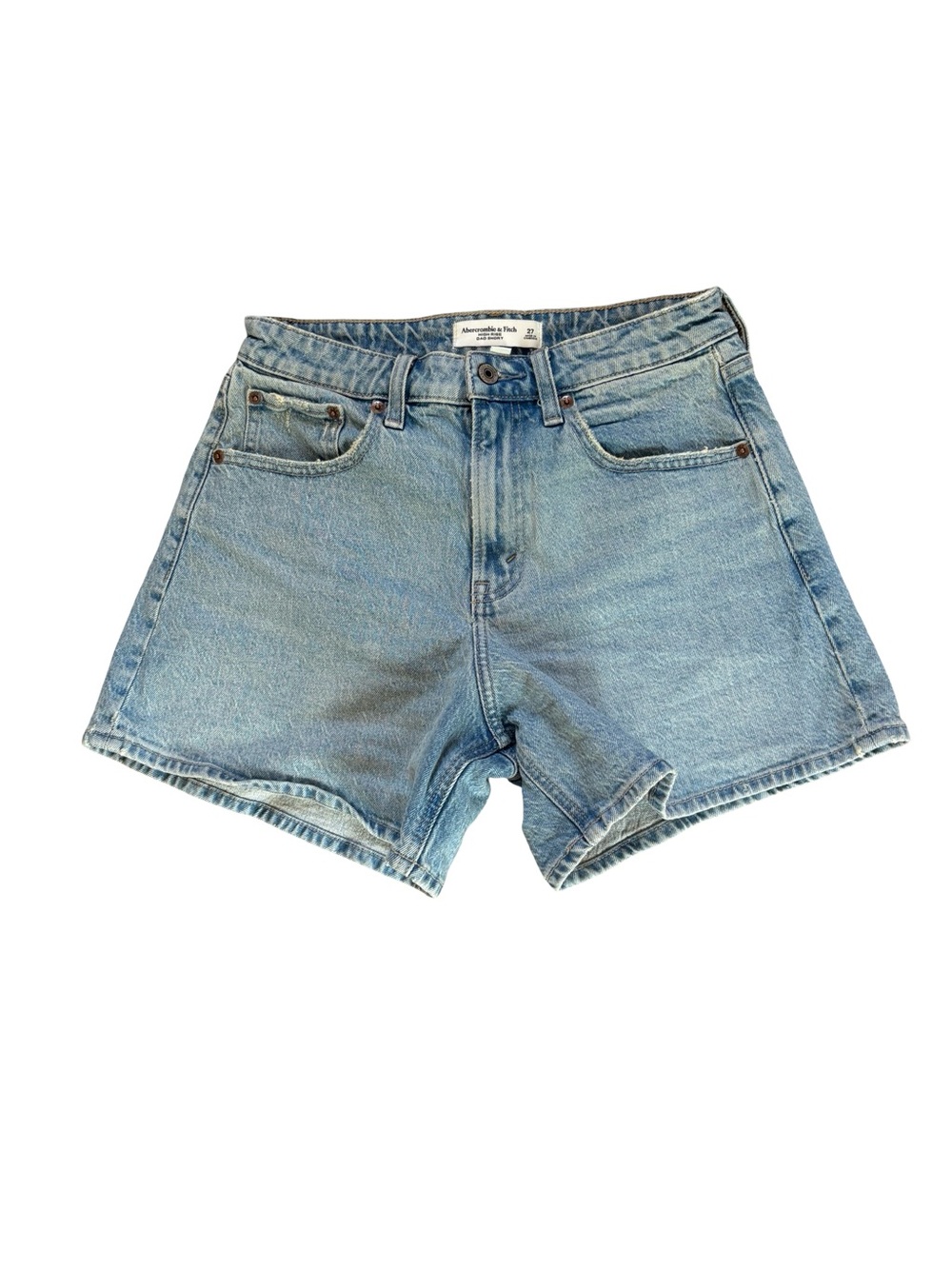 Abercrombie & Fitch Curve Love High Rise Dad Short Womens Size 27
